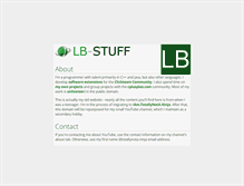 Tablet Screenshot of lb-stuff.com